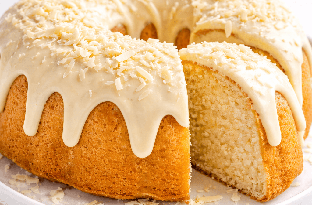 beyaz çikolatalı kek