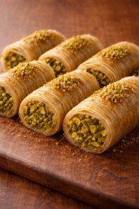 fıstıklı sarma baklava