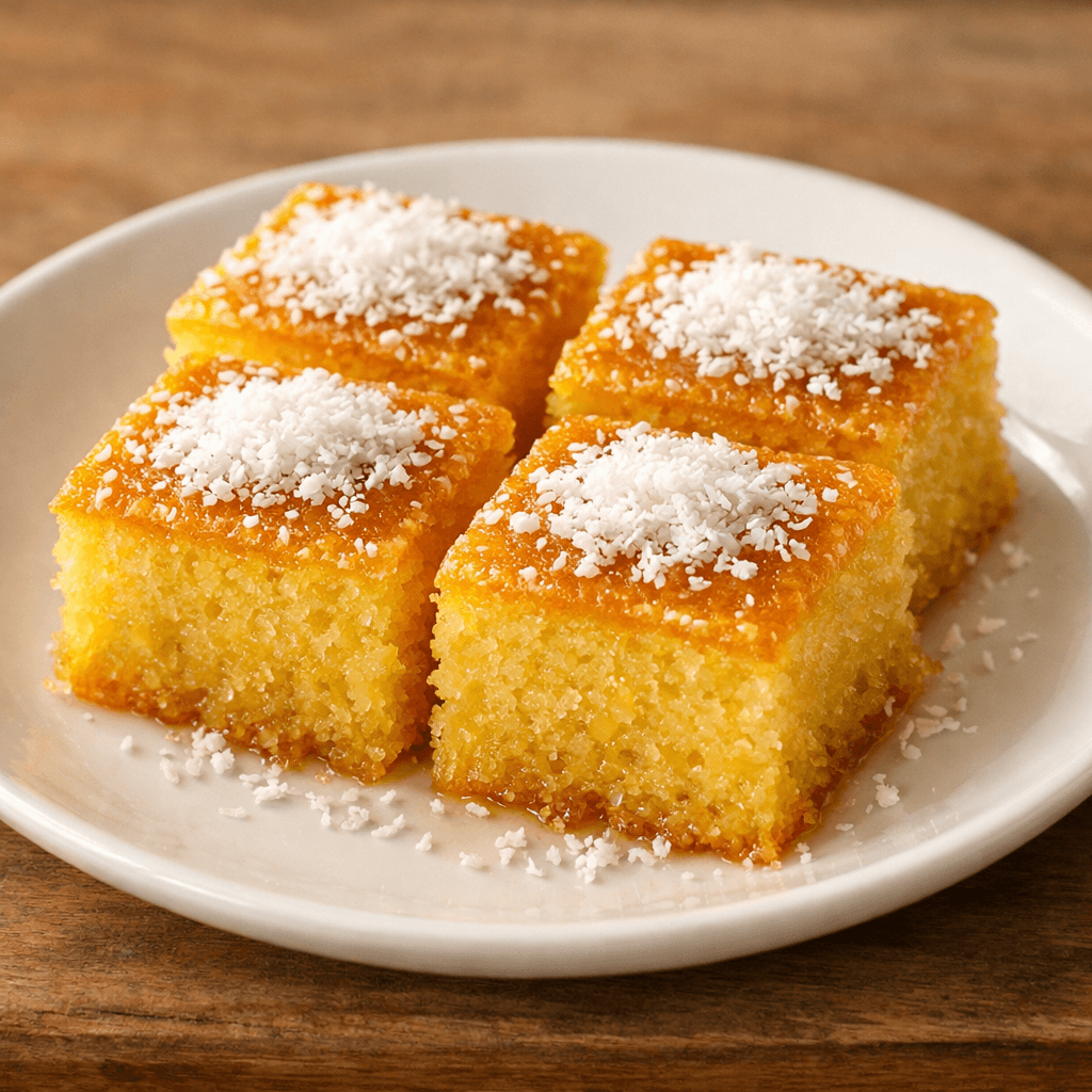 Hindistan Cevizli Revani Tarifi (Yumuşacık Şerbetli Tatlı)