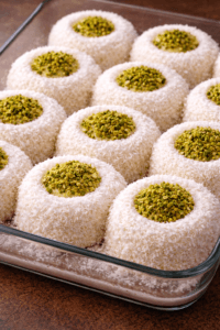 Kardelen Tatlısı Tarifi (Hindistancevizli Pratik Tatlı)