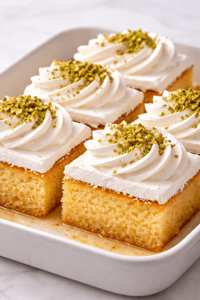 Krem Şantili Revani Tarifi (Tam Kıvamında)