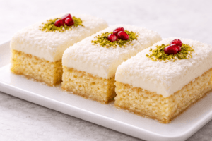 şerbetli hindistan cevizli pasta